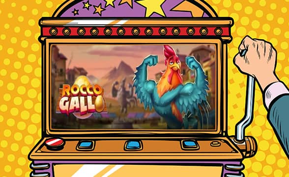 Pollo contro volpe nella nuova slot Rocco Gallo di Play’n GO.