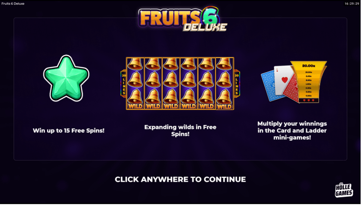 HÖLLE GAMES LANCE 'FRUITS 6 DELUXE' !