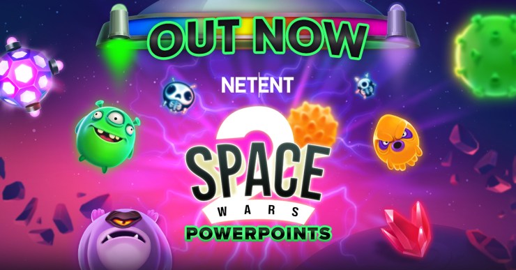 NetEnt lance aujourd'hui Space Wars 2™ Powerpoints™