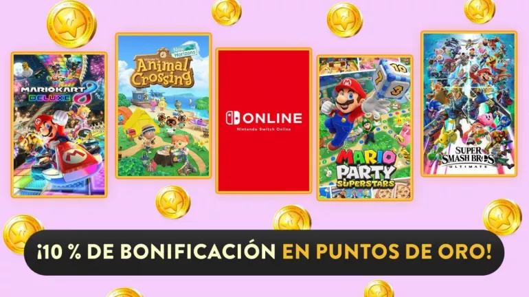 La Nintendo Switch lance la promotion Gold Point Rush pour obtenir des jeux moins chers dans l'eShop.