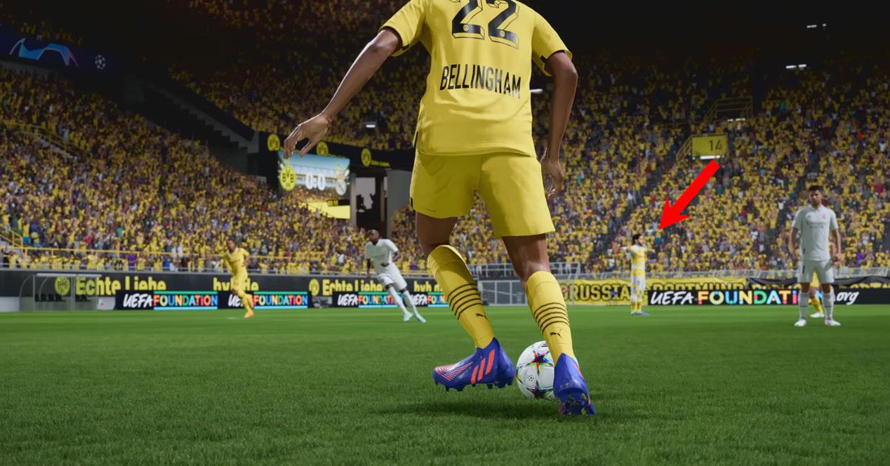 Bug de FIFA 23.