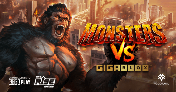 Yggdrasil et ReelPlay collaborent pour le lancement de Monstres VS Gigablox™ par Hot Rise Games.