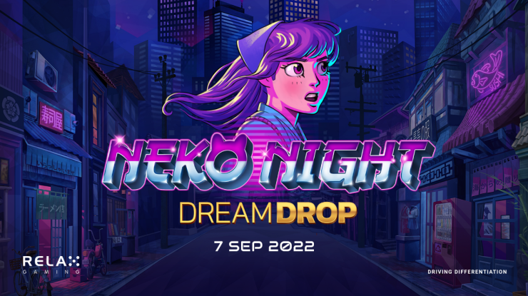 Préparez-vous à un jeu parfait dans Relax's Neko Night Dream Drop.