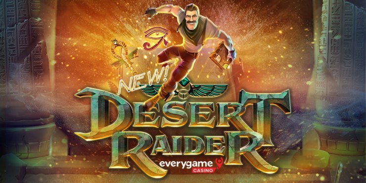Everygame Casino lance mercredi le nouveau Desert Raider avec des symboles Wilds et Morphing.