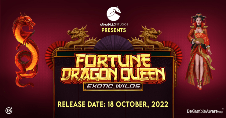 Armadillo Studios lance Fortune Dragon Queen Exotic Wilds.