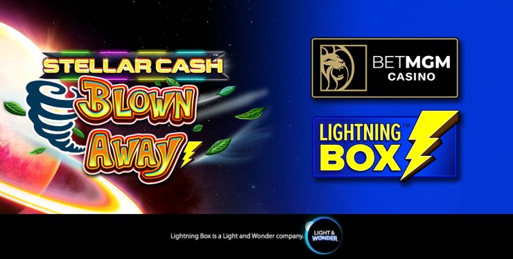 LIGHTNING BOX™ VOYAGE DANS L'ŒIL DU CYCLONE DANS STELLAR CASH BLOWN AWAY™.