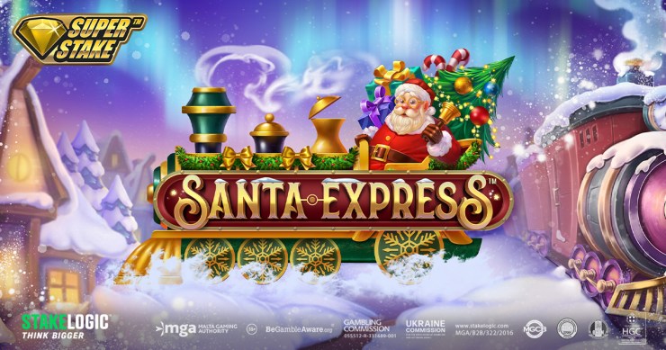 Entrez dans l'esprit de Noël avec Santa Express de Stakelogic.