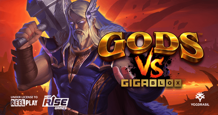 Les dieux s'entrechoquent : Yggdrasil et Hot Rise Games collaborent pour la sortie de Gods VS GigaBlox™.