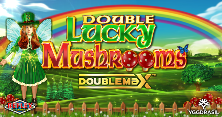 Yggdrasil et Reflex Gaming partent à la recherche des richesses de l'arc-en-ciel dans Double Lucky Mushrooms DoubleMax™.