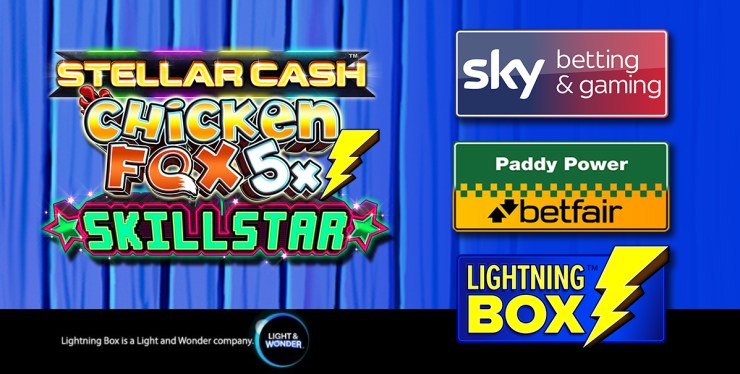 Lightning Box dévoile une combinaison gagnante avec Stellar Cash Chicken Fox 5x Skillstar